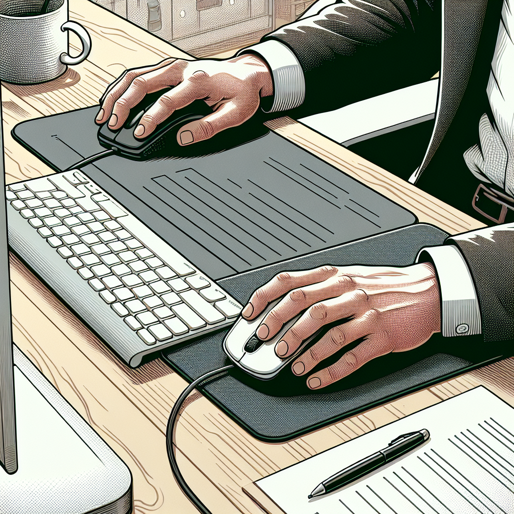 How to Ensure Proper Wrist Alignment with an Ergonomic Mouse Pad